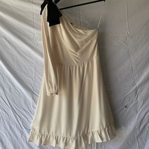 J. Crew w & b cocktail dress off shoulder, size 10